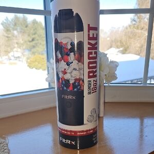 FitRx Black Blender Rocket 18oz